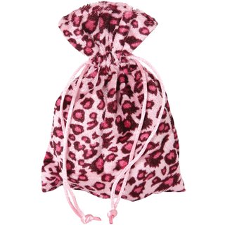 Animalprint-Säckchen rosa Leoparden-Design
