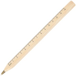 Vierkantkugelschreiber mit Skala