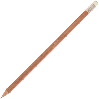 Bleistift rund mit Radiergummi