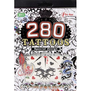 Tattoo Stickerbuch (280) sortiert