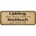 Schild Spruch "Liebling, Essen steht im Kochbuch Seite 12" 27 x 10 cm Blechschild