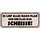 Schild Spruch "lief nach Plan - Plan war scheiße" 27 x 10 cm Blechschild