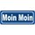 Schild Spruch "Moin Moin" 27 x 10 cm Blechschild