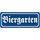 Schild Spruch "Biergarten" 27 x 10 cm Blechschild