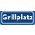 Schild Spruch "Grillplatz" 27 x 10 cm Blechschild