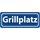 Schild Spruch "Grillplatz" 27 x 10 cm Blechschild