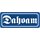 Schild Spruch "Dahoam" 27 x 10 cm Blechschild