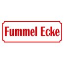 Schild Spruch "Fummel Ecke" 27 x 10 cm Blechschild