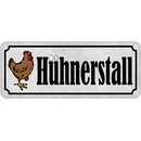 Schild Spruch "Hühnerstall" 27 x 10 cm...