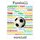 Schild Spruch "Fußball vereint - Tor Team Herzblut" 20 x 30 cm Blechschild