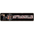 Schild Spruch "Auftragsgriller" 46 x 10 cm...