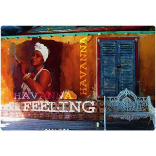 Schild Vintage "Havanna Feeling" 20 x 30 cm Blechschild