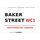 Schild "Baker Street WC1 weiß" 20 x 30 cm Blechschild