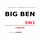 Schild "Big Ben SW1 weiß" 20 x 30 cm Blechschild