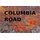 Schild "Columbia Road E2 Steinoptik" 20 x 30 cm Blechschild