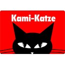 Schild Spruch "Kami Katze" 20 x 30 cm Blechschild