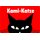 Schild Spruch "Kami Katze" 20 x 30 cm Blechschild