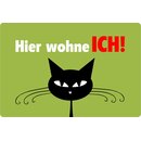 Schild Spruch "Hier wohne ICH" 20 x 30 cm...