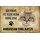 Schild Spruch "kein Heim American Curl Katze" 20 x 30 cm Blechschild
