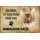 Schild Spruch "kein Heim Bengalische Katze" 20 x 30 cm Blechschild