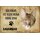 Schild Spruch "kein Heim ohne Savannah" Katze 20 x 30 cm Blechschild