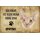 Schild Spruch "kein Heim ohne Sphynx" Katze 20 x 30 cm Blechschild