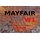 Schild "Mayfair W1 Steinoptik" 20 x 30 cm Blechschild