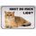 Schild Spruch "Hast du mich lieb?" 20 x 30 cm Blechschild