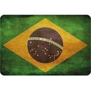 Schild "Brasilien National Flagge" 20 x 30 cm...