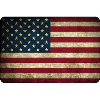 Schild Amerika National Flagge 20 x 30 cm Blechschild