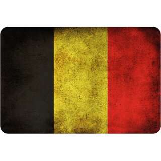 Schild Belgien National Flagge 20 x 30 cm Blechschild