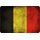 Schild "Belgien National Flagge" 20 x 30 cm Blechschild