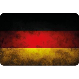 Schild Deutschland National Flagge 20 x 30 cm Blechschild