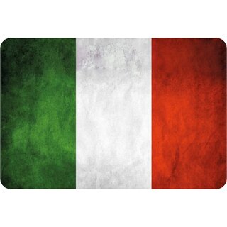 Schild "Italien National Flagge" 20 x 30 cm Blechschild