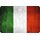 Schild "Italien National Flagge" 20 x 30 cm Blechschild