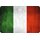 Schild "Italien National Flagge" 20 x 30 cm Blechschild