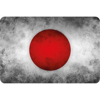 Schild "Japan National Flagge" 20 x 30 cm Blechschild