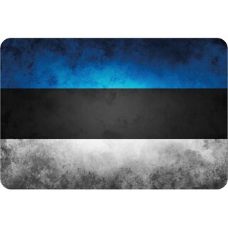 Schild Estland National Flagge 20 x 30 cm Blechschild