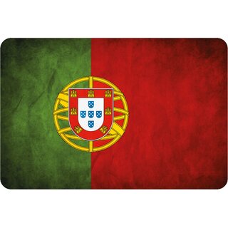 Schild Portugal National Flagge 20 x 30 cm Blechschild