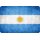 Schild "Argentinien National Flagge" 20 x 30 cm Blechschild