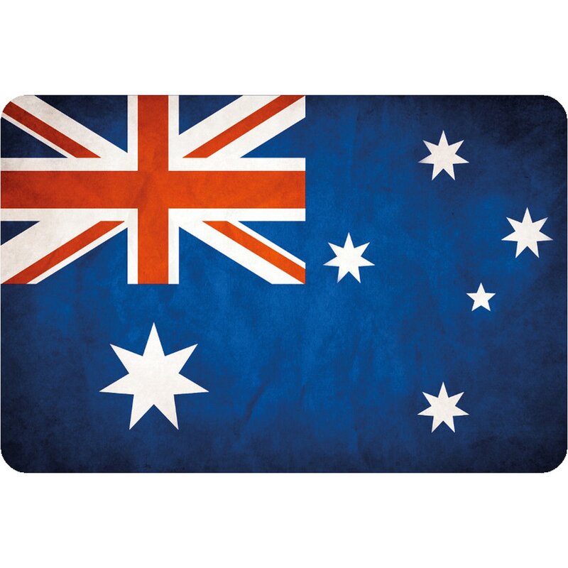 Blechschild Länder Fahne National Flagge Australien Austalia 20x30 cm Deko 10