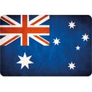 Schild "Australien National Flagge" 20 x 30 cm...
