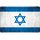 Schild "Israel National Flagge" 20 x 30 cm Blechschild