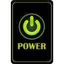 Schild Spruch "Power" 20 x 30 cm Blechschild