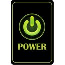 Schild Spruch "Power" 20 x 30 cm Blechschild