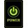 Schild Spruch "Power" 20 x 30 cm Blechschild