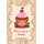 Schild Spruch "Cupcake made with love" 20 x 30 cm Blechschild