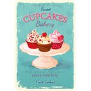 Schild Spruch "Sweet Cupcake Bakery" 20 x 30 cm...
