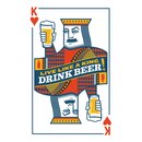 Schild Spruch "Live Like a King, Drink Beer" 20...