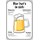 Schild Spruch "Bier hat es in sich: Nährstoffe" 20 x 30 cm Blechschild